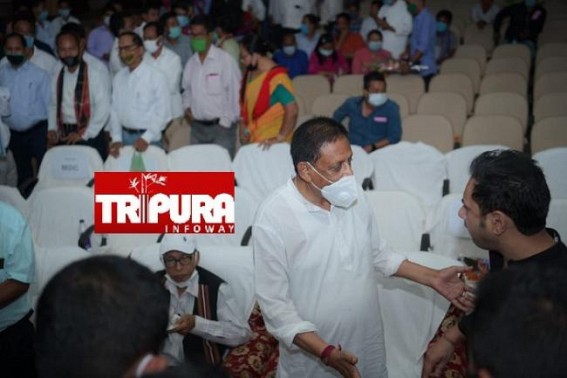 Tripura Congress President Congratulated Ex-Congress President over TTAADC's landslide Victory under New Regional Party 